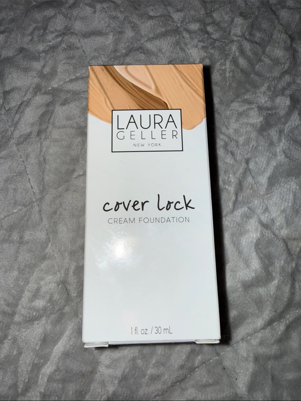 NWT Laura Geller Cover Lock Cream Foundation HONEY Full Size 30ml NIB
